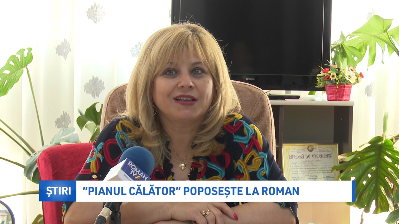 „Pianul călător” poposește la Roman