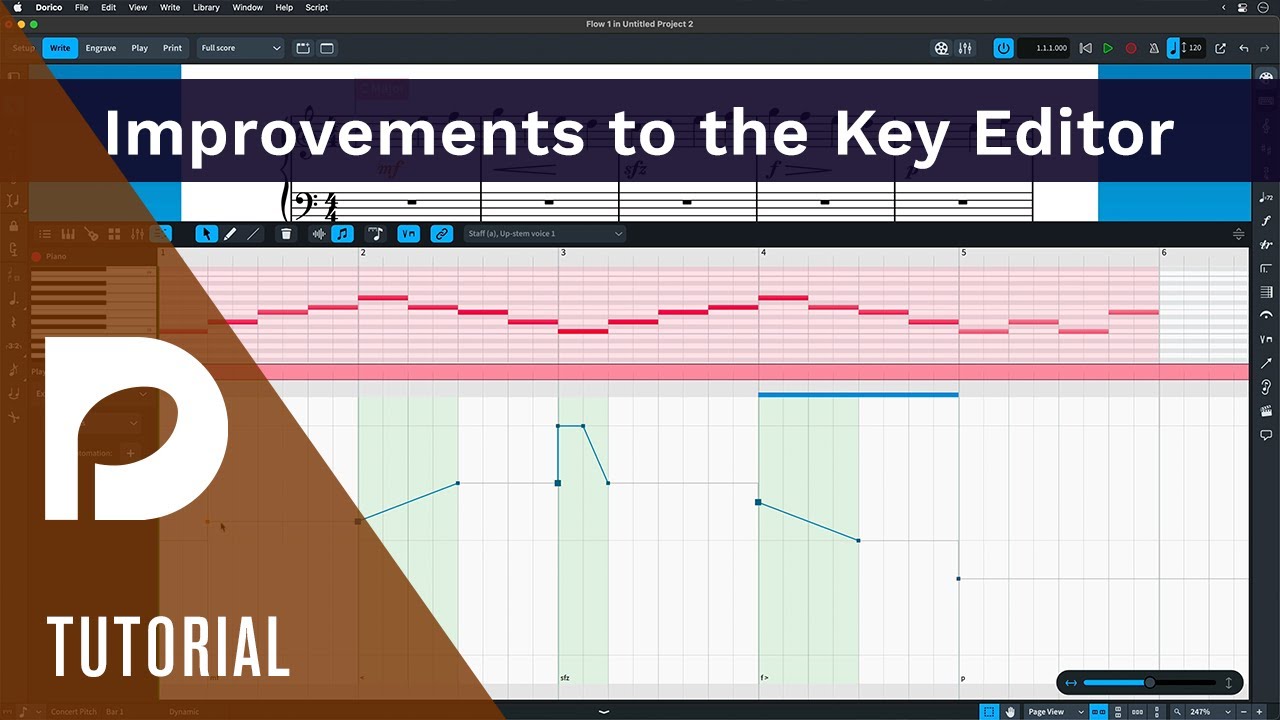 Improvements to the Key Editor | Dorico 4.1