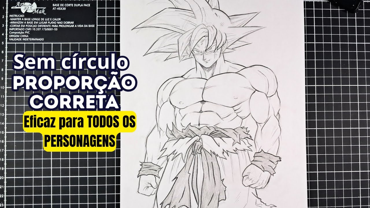 Desenho Fácil do Goku Passo a Passo | Aprenda a Desenhar TODOS os Personagens de DBZ