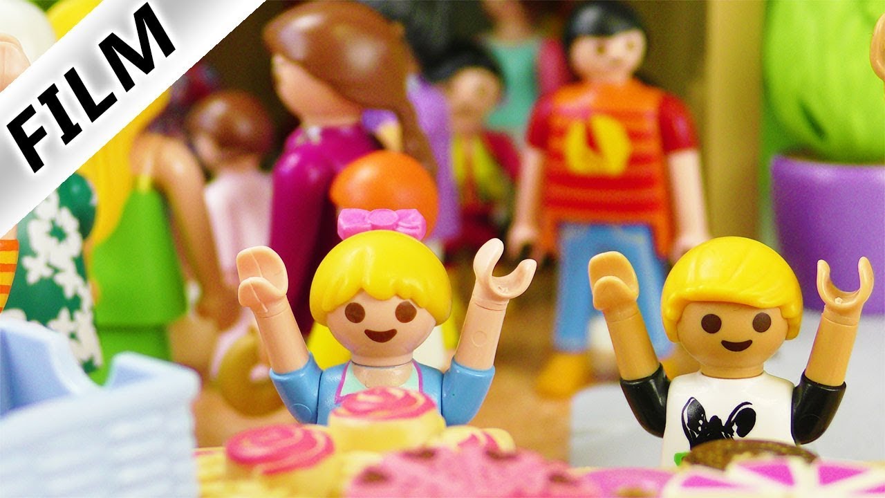 Playmobil Film deutsch | CHAOS beim SCHULFEST | Kuchen verkaufen für guten Zweck | Kinderserie Vogel