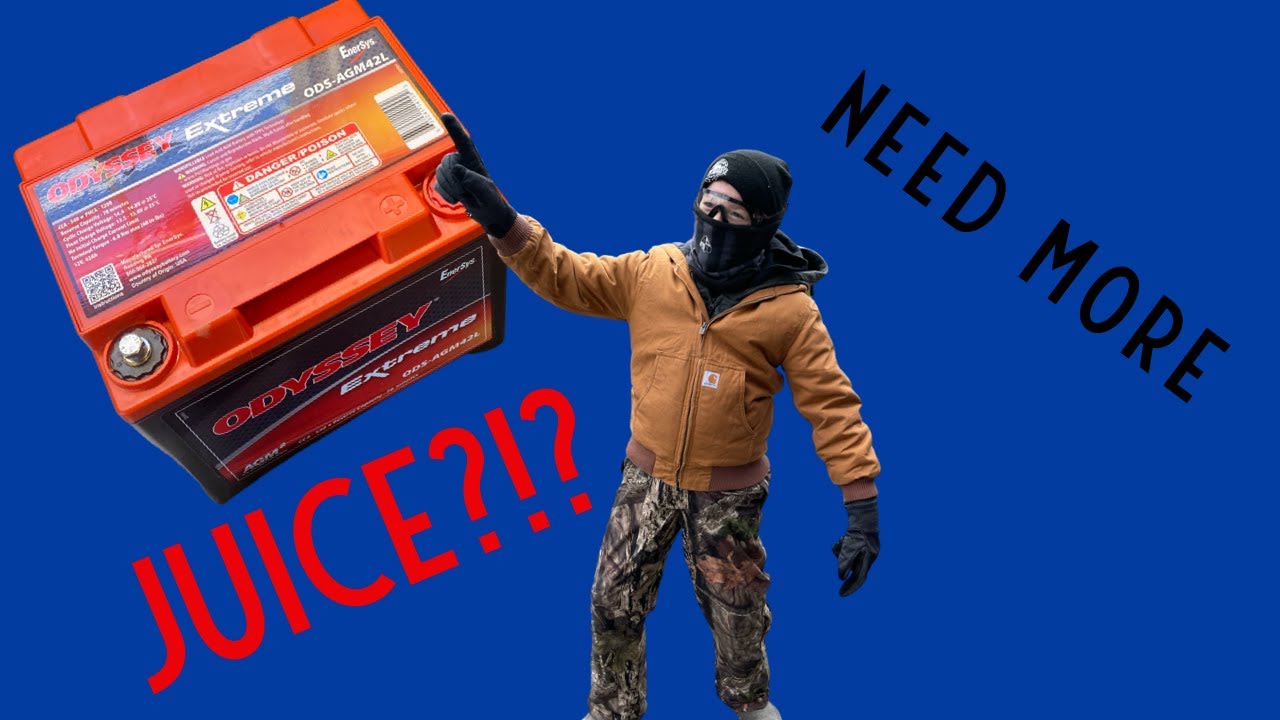 Can-am X3 BIG battery UPGRADE