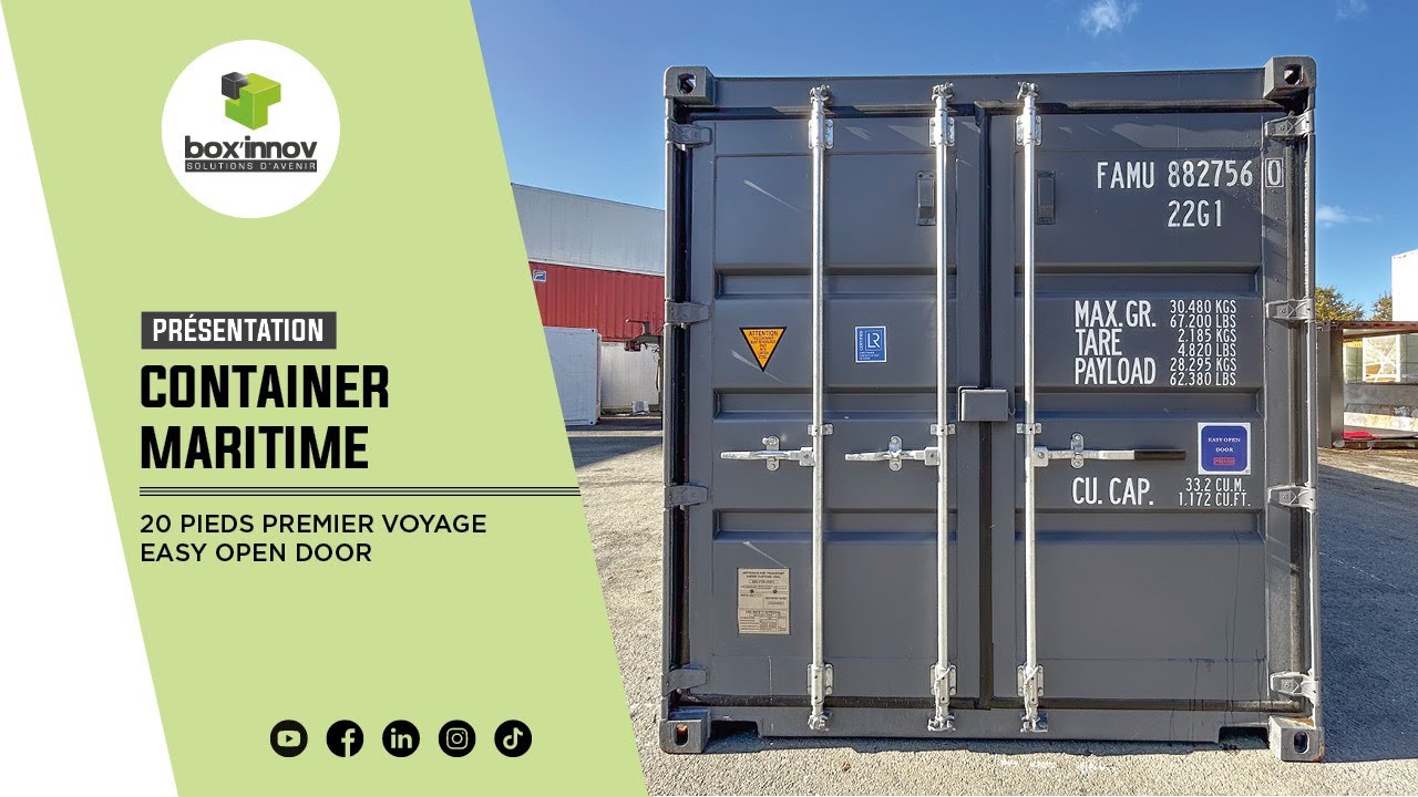 TOUT SAVOIR SUR LE CONTAINER 20 PIEDS PREMIER VOYAGE