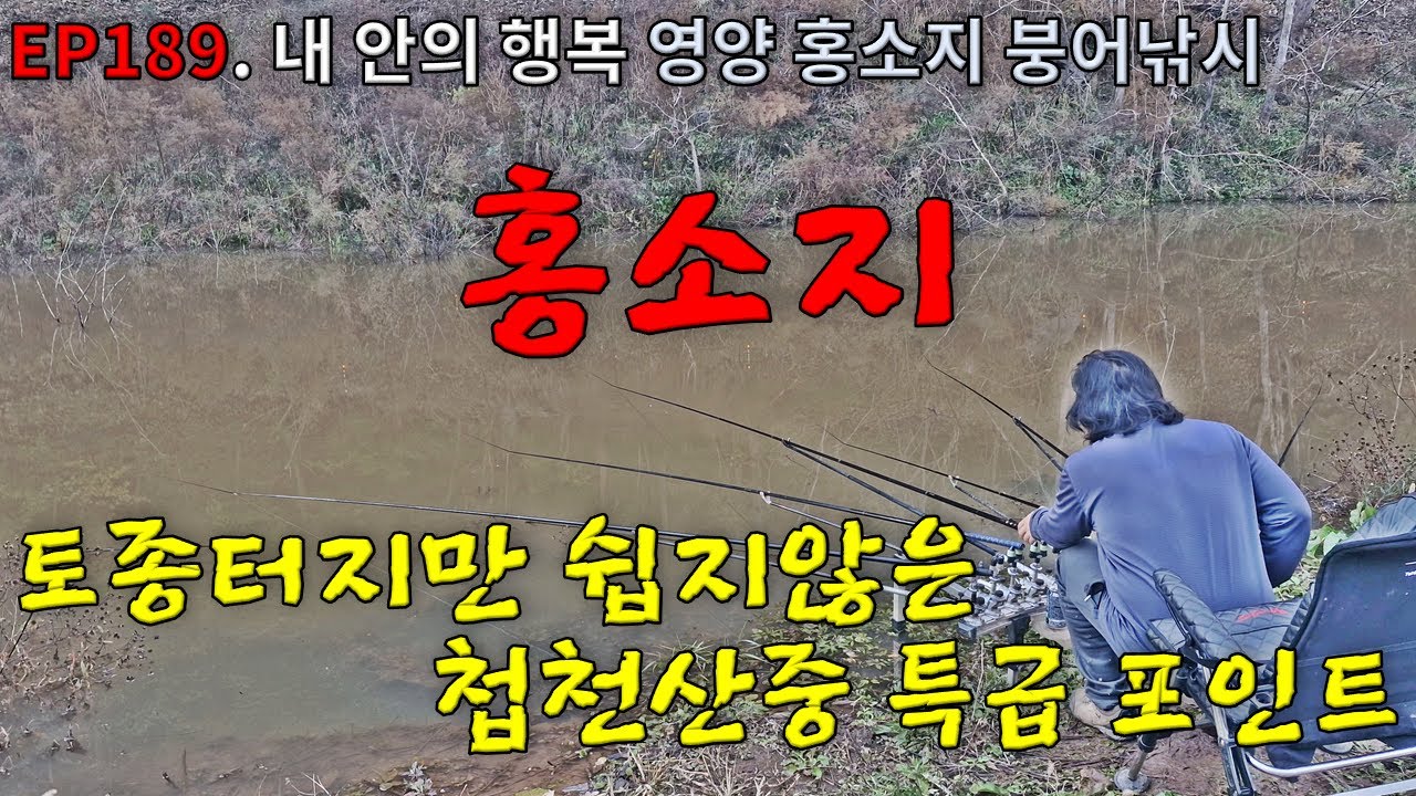EP189. 내안의 행복 | 토종터지만 쉽지않은 첩첩산중 특급 포인트 | 영양 | 홍소지 | 붕어낚시 | Crucian Carp Fishing