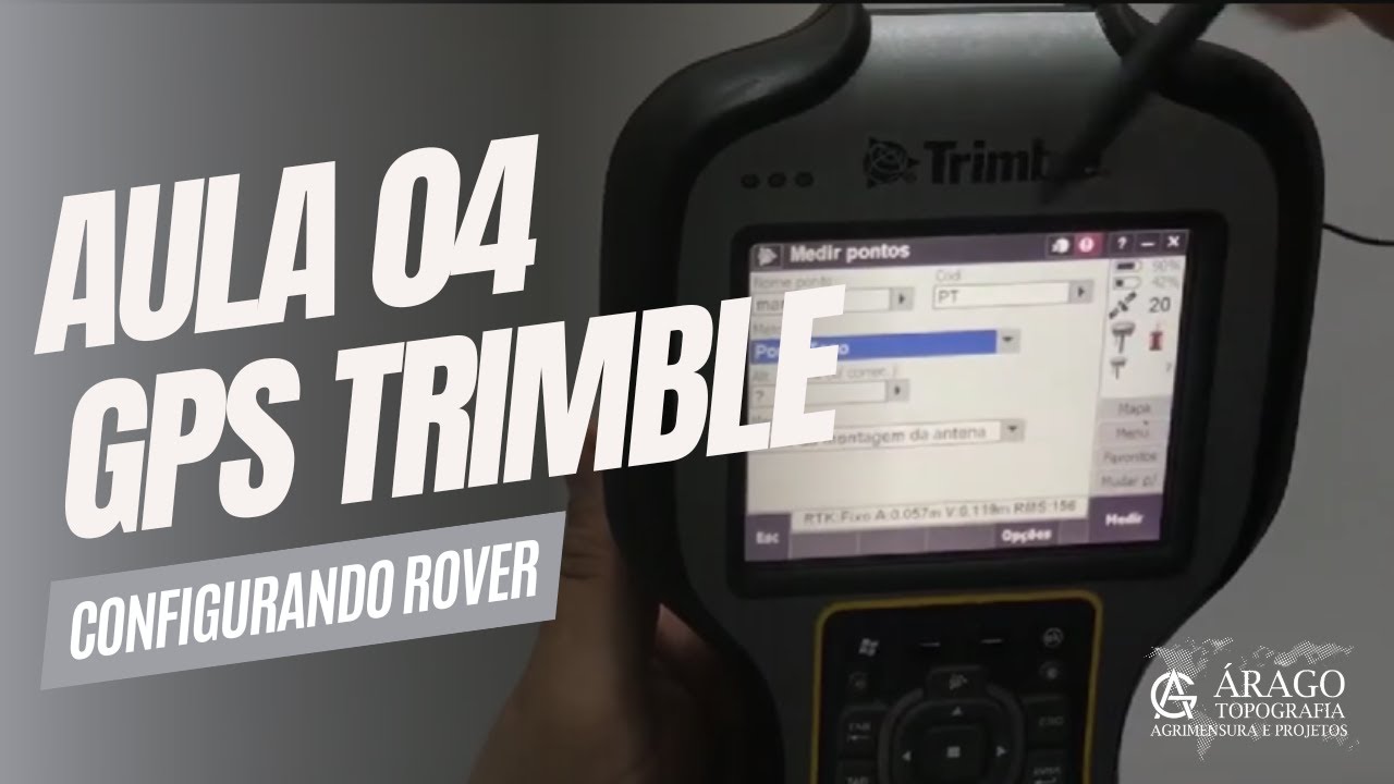 Vídeo Aula 04 - Controladora TSC3 TRIMBLE - Configurando Rover