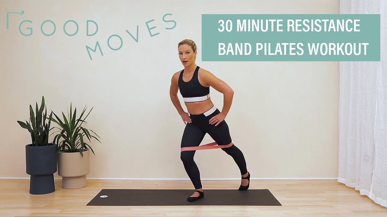 30 Minute Resistance Band Pilates Workout | Good Moves | Well+Good