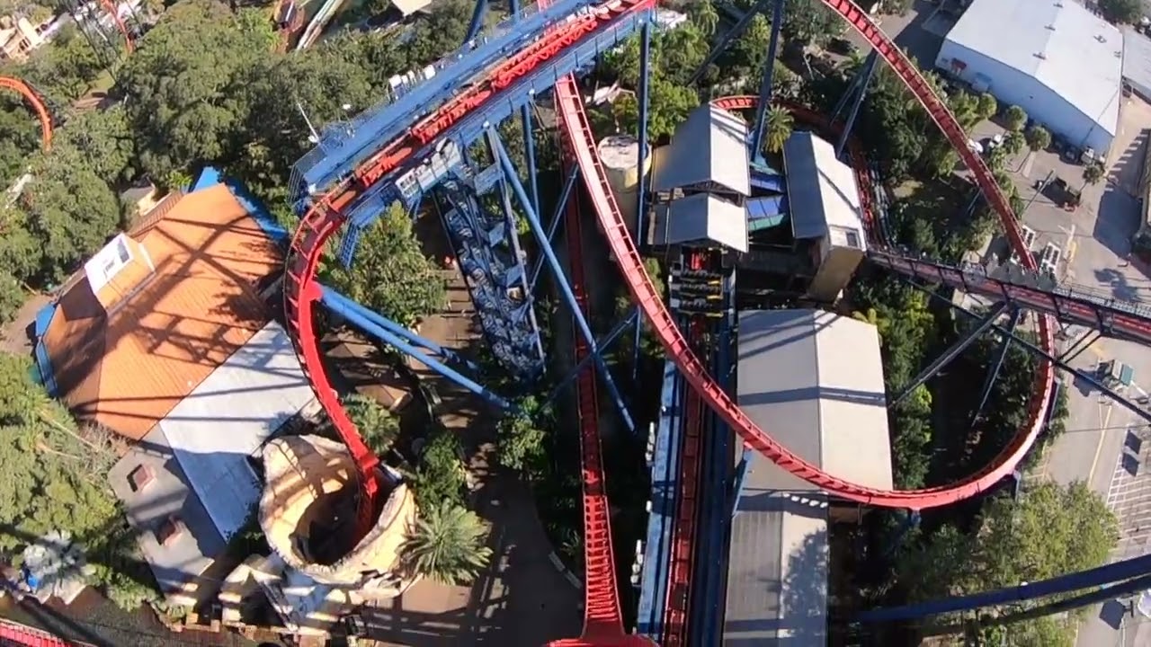 SheiKra Front Row POV at Busch Gardens Tampa