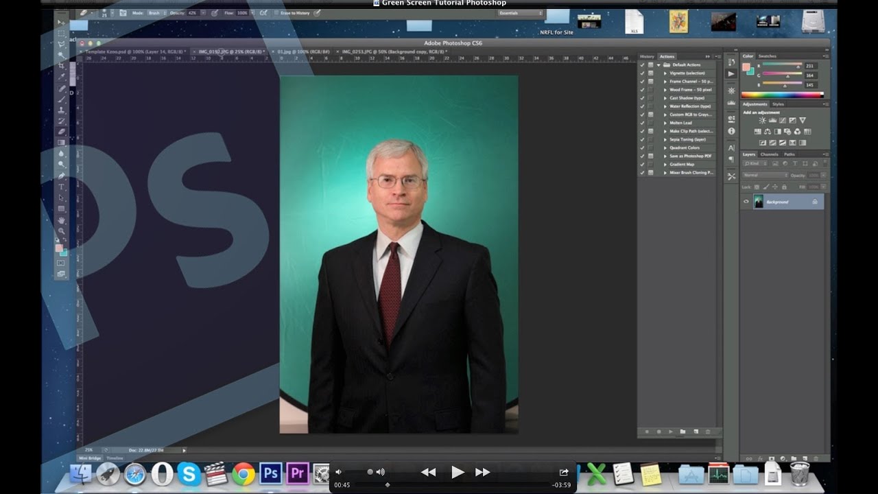 PHOTOSHOP Green Screen Removal DONE RIGHT!!!