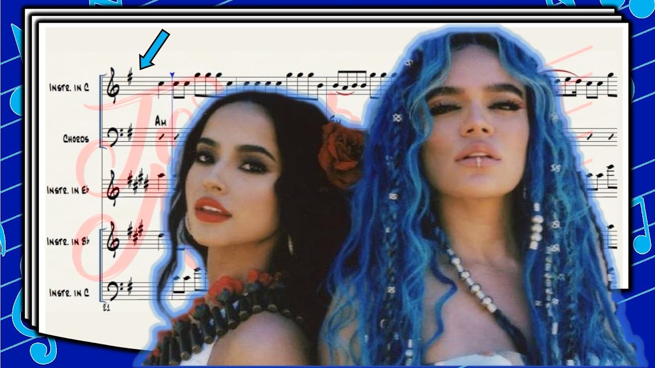 Becky G, KAROL G - MAMIII _ PARTITURA