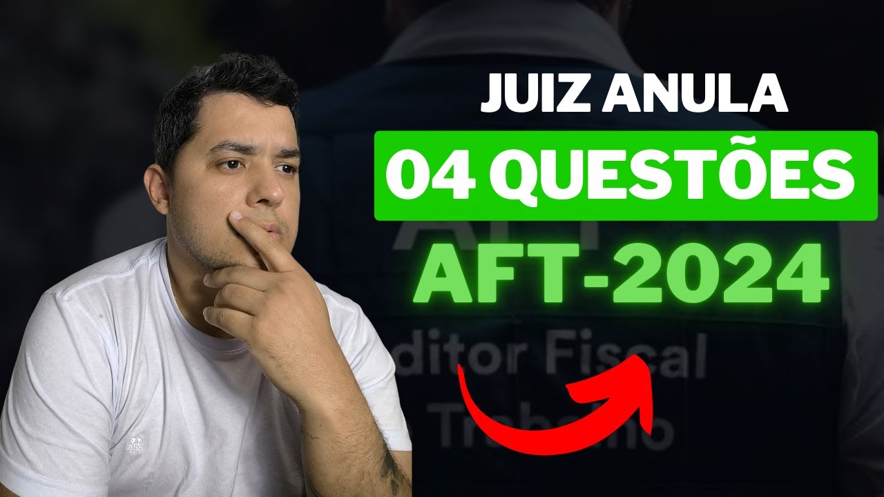 4 Questões Anuladas no Concurso de Auditor-Fiscal do Trabalho!