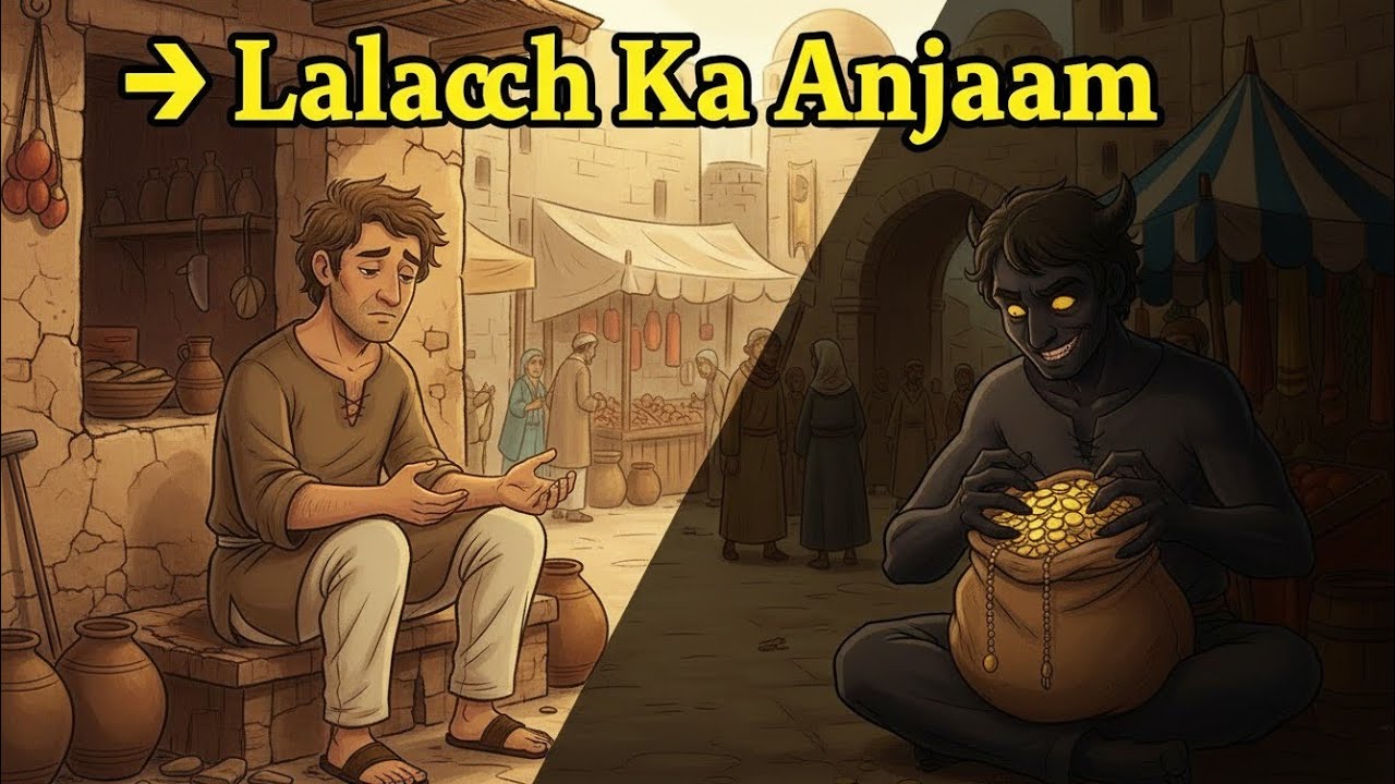 Lalach Ka Anjaam | Moral Story in Urdu Hindi | Heart Touching Kahani😭