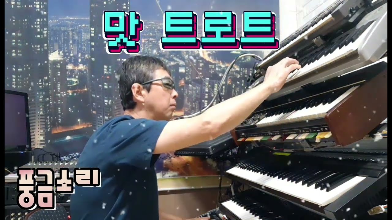 전자올겐연주#사랑은눈물의씨앗 #나훈아  트로트