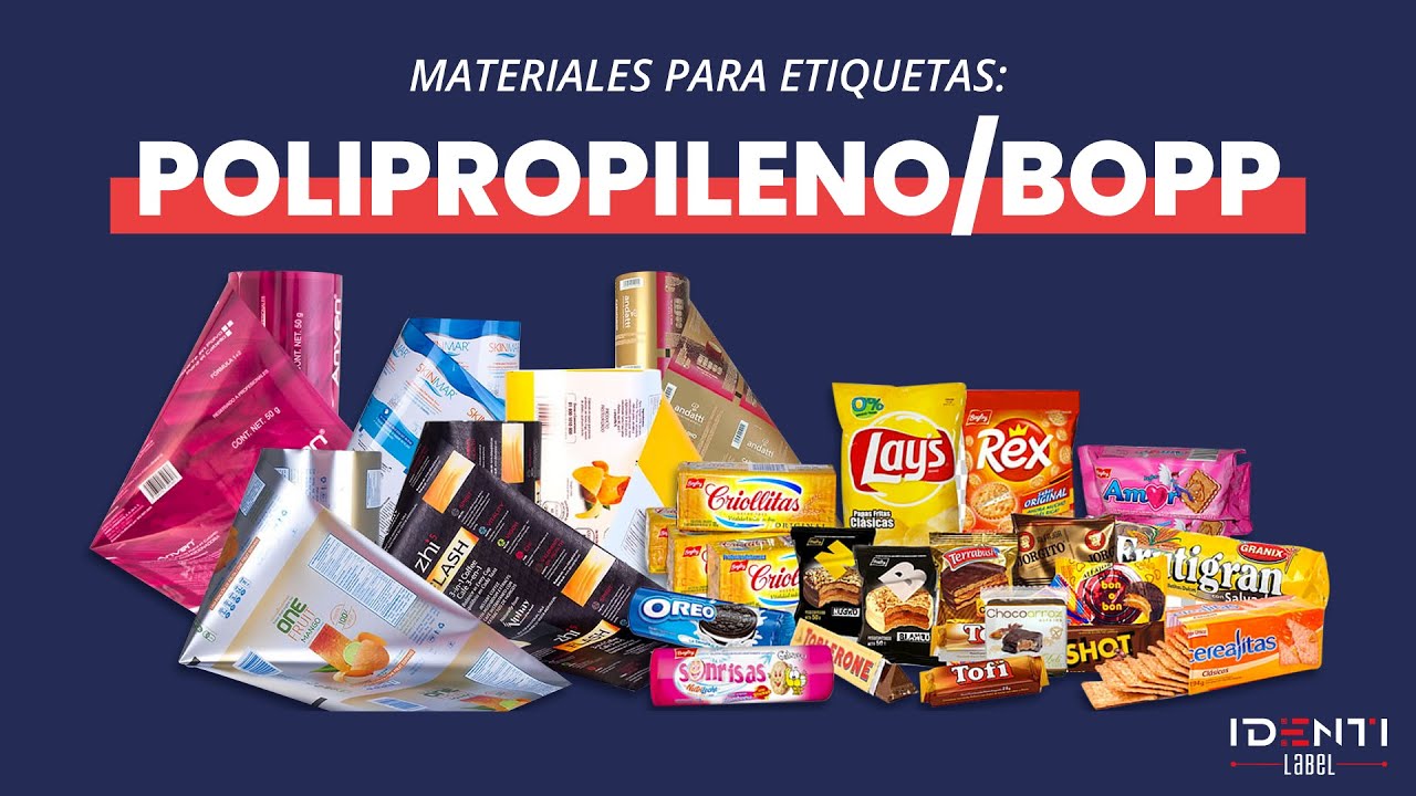 Etiquetas de polipropileno/bopp, una gran opción para el etiquetado de producto