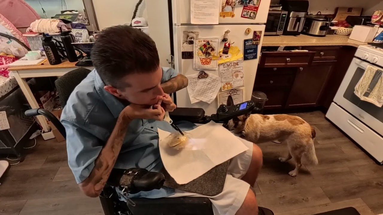 Quadriplegic Makes Himself Lunch | No Hands, No Help