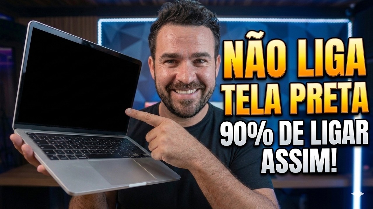 PC NÃO LIGA ou LIGA com TELA PRETA? Aprenda a RESOLVER!