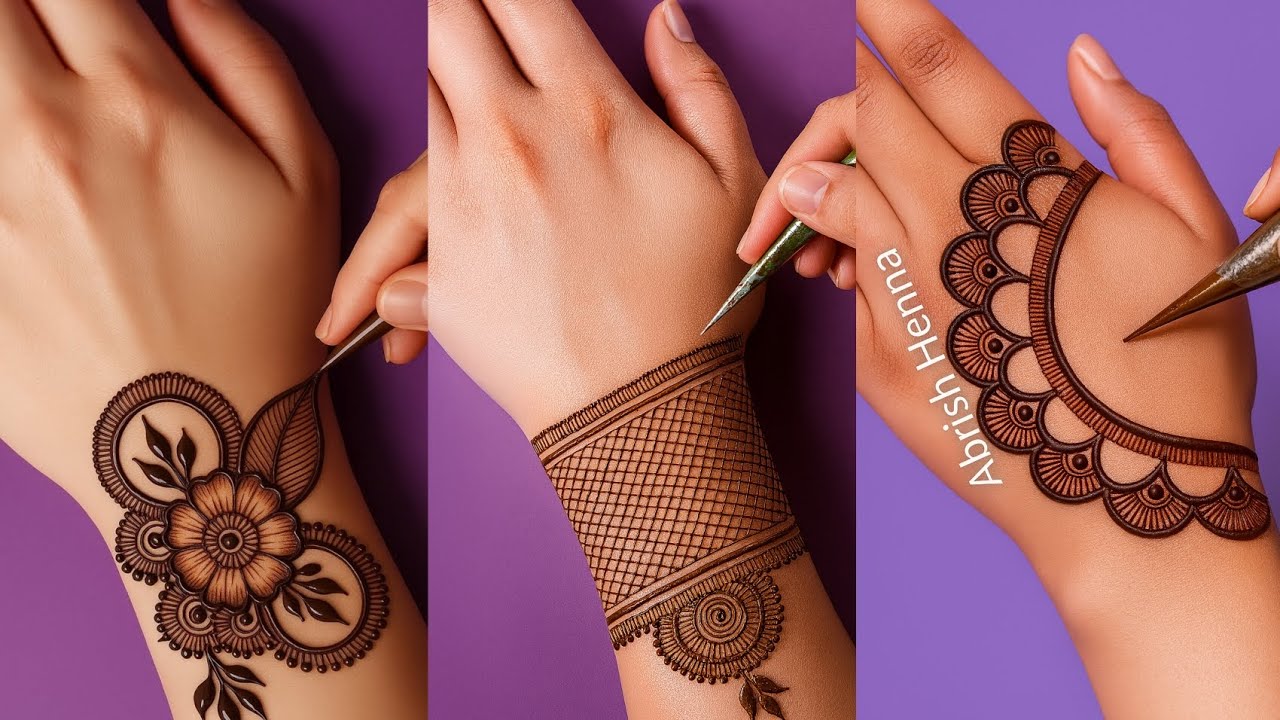 Easy Stylish Arabic Mehndi Design | Latest Simple Mehndi Ideas 2025 | आसान मेहंदी डिज़ाइन