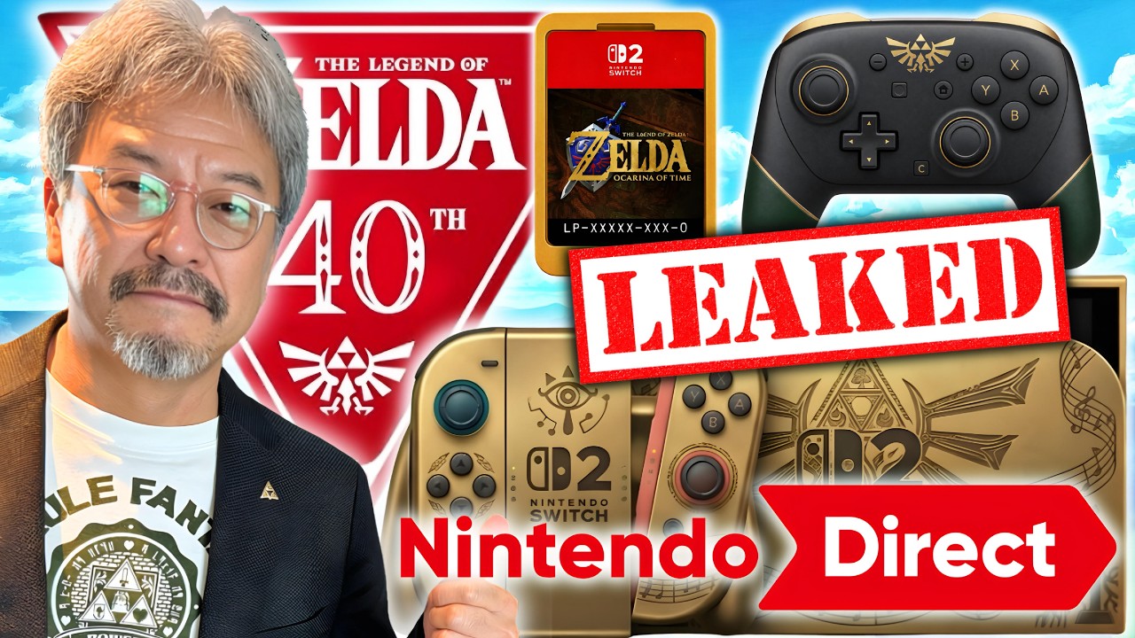 Утечка грандиозных планов Nintendo на 40-летие Zelda!