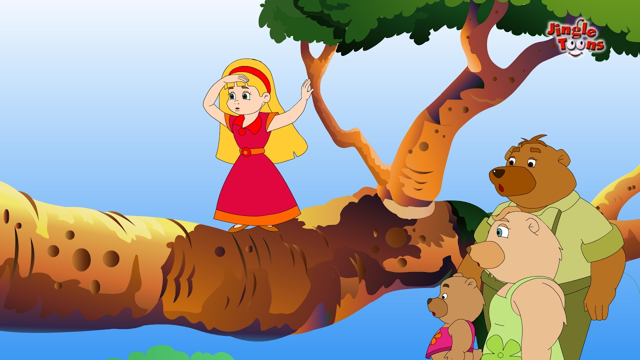 Goldilocks आणि तीन अस्वल | JingleToons Animated Story For Kids