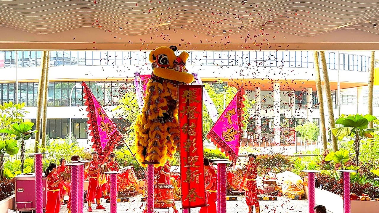 Singapore Chinese New Year 2025 | Lion Dance and Dragon Dance at SAFRA Punggol