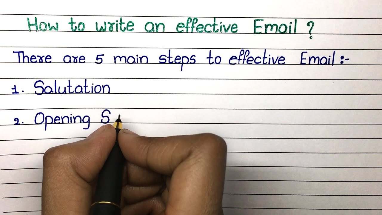 How to Write ? Effective Email | Scribble Sync | Handwriting Live Streaming
