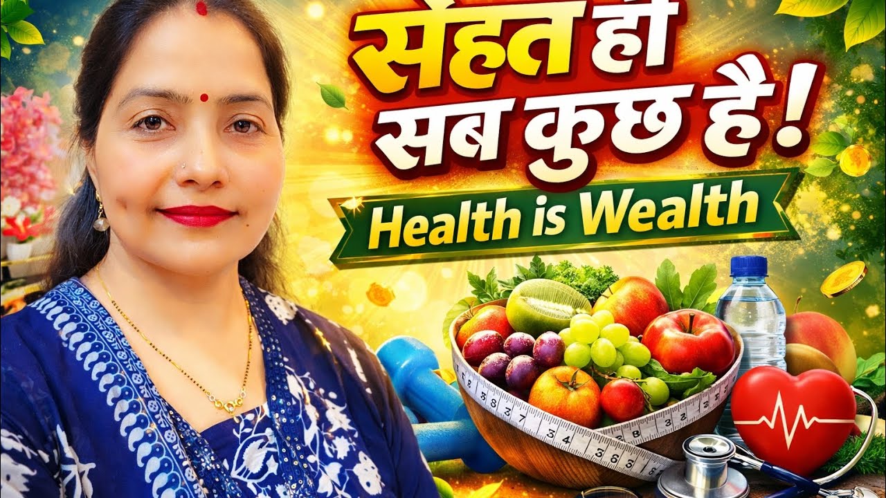 ❤️सेहत ही असली दौलत क्यों है?💪|Health is Wealth💯🍎🥕🍉