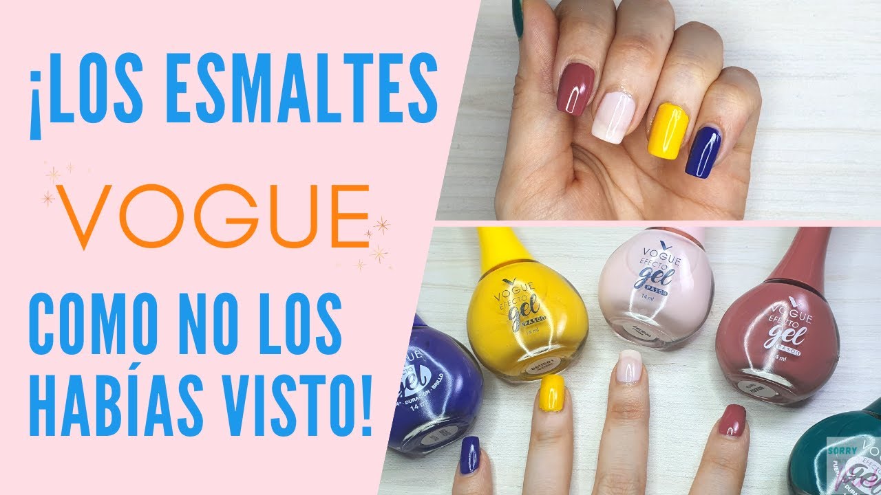 ¿Qué tal son los esmaltes de uñas VOGUE?