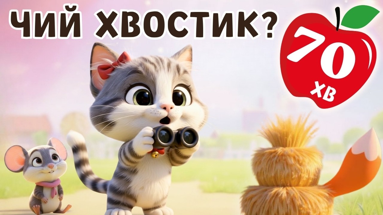 ЧИЙ ХВОСТИК - Дитячі пісні - ЗБІРКА - ЧАРІВНЯТКО