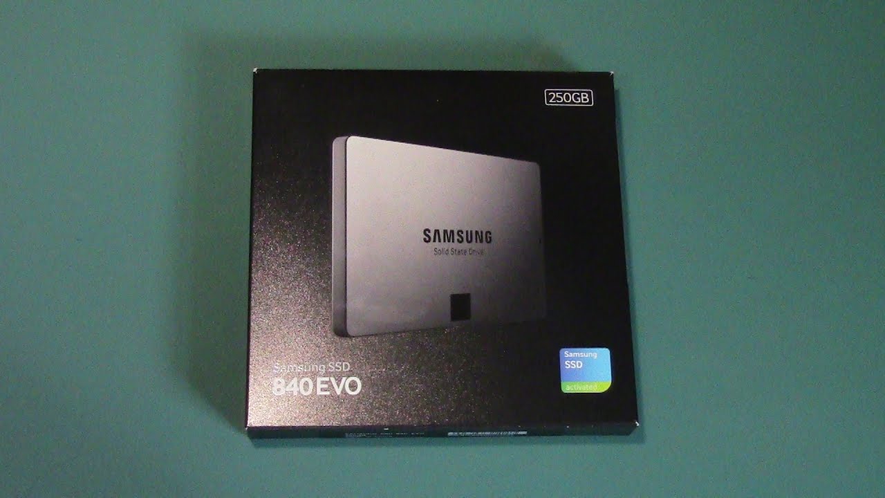 Installing the Samsung SSD 840 EVO