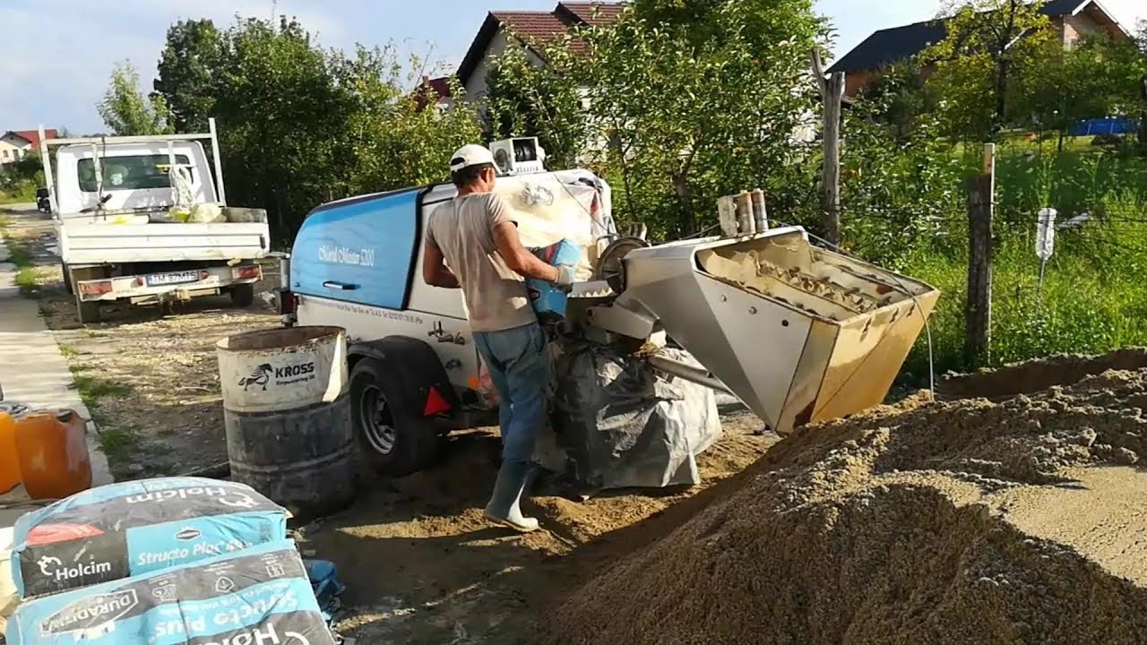 Cum se face sapa mecanizata semi-uscata elicopterizata
