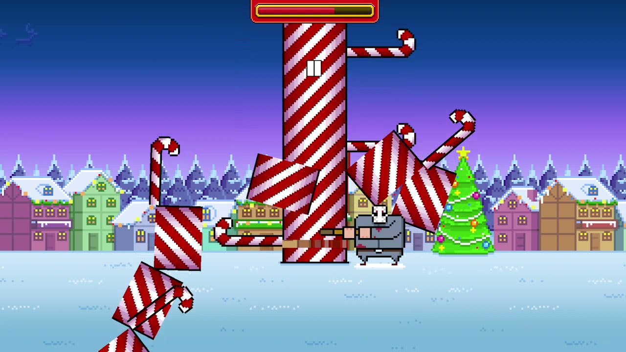 Timberman VS 100 points in 00:11.60 after a few hours playing