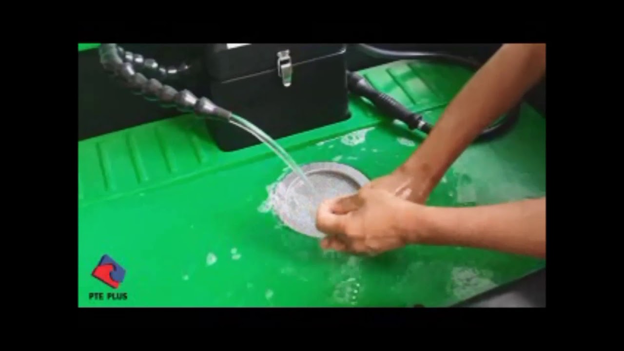 PTE Plus Oil Remover Product Demo Spare Part Cleaning Application
