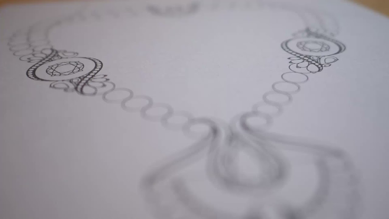 Jewelry drawing by Estelle Lagarde