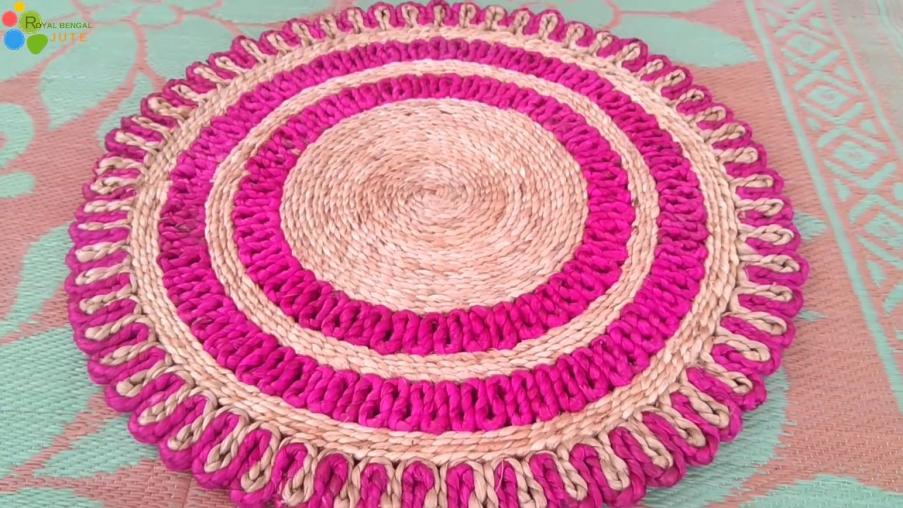 Beautiful Doormat Idea from jute!! DIY Handmade doormat-Make at home | DIY Craft ideas