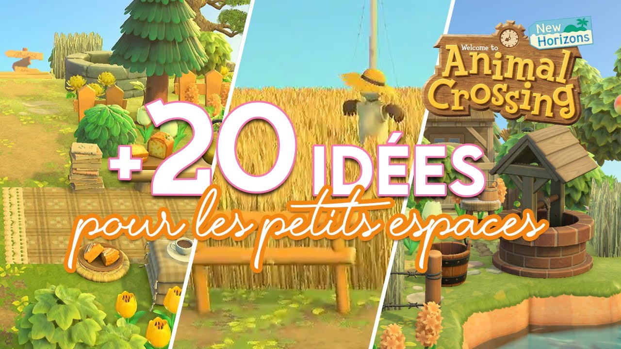 +20 IDÉES POUR DÉCORER LES PETITS ESPACES 🌼 - ANIMAL CROSSING NEW HORIZONS