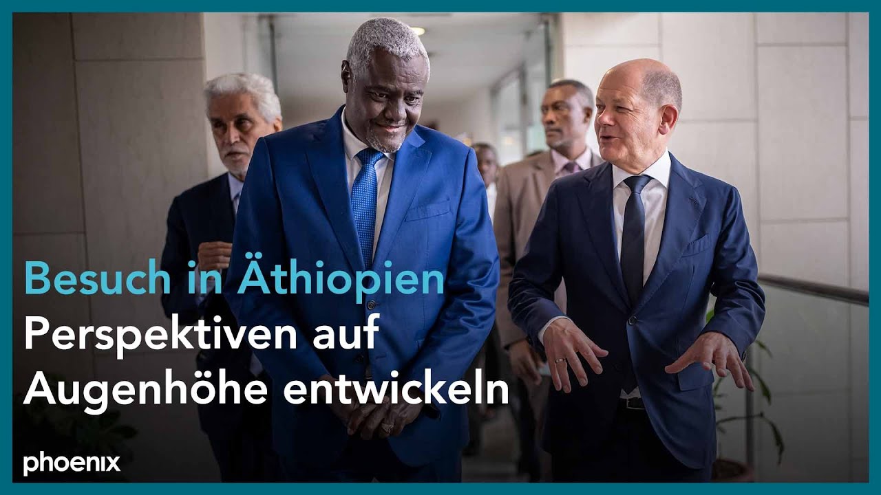 Bundeskanzler Olaf Scholz zu seinem Besuch in Äthiopien am 04.05.23