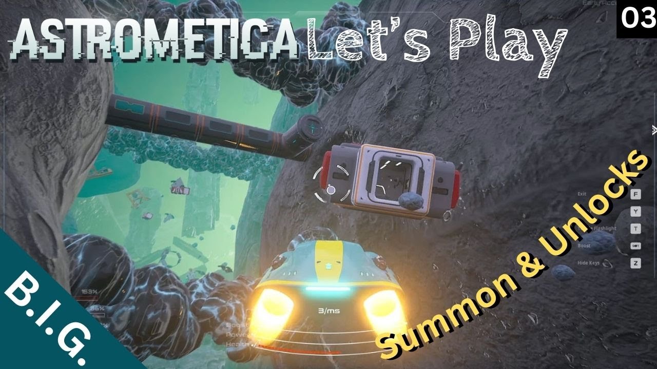 Astrometica - Let's Play - Day 03: Summon, Starter Places Walkthrough and more Unlocks
