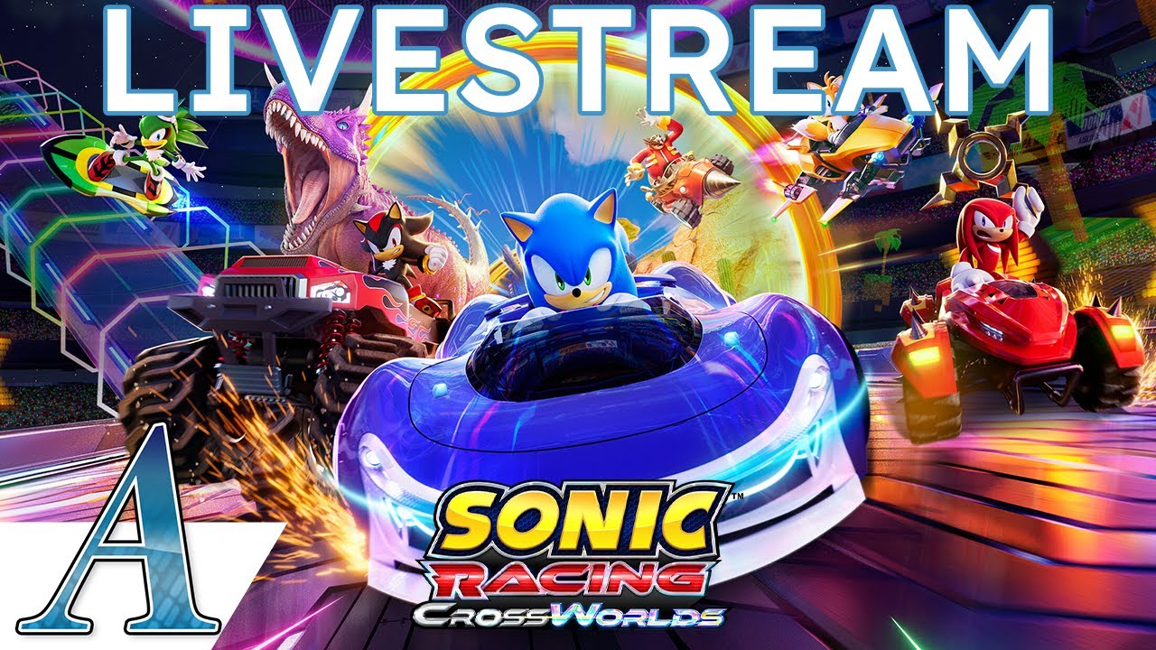 Sonic Racing: Crossworlds Day One Mods & Races with Tom Fawkes + Sponsored Segment Livestream