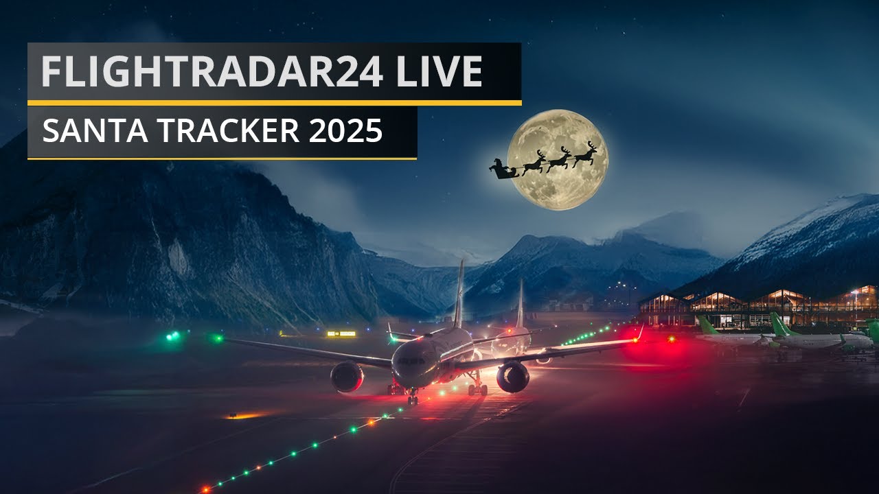 Flightradar24 Live Santa Tracker 2025