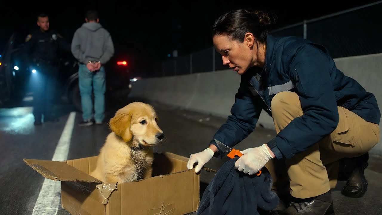 Dumped in a Cardboard Box After Cruelty — Dog Rescued, Police Catch the Person Responsible