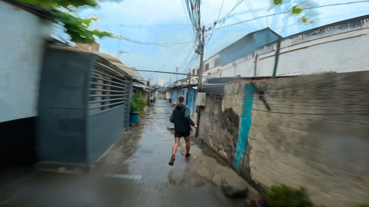 Corri 8KM na CHUVA e Passei MAL no Meio do Treino 🌧️🤢 | Mooca