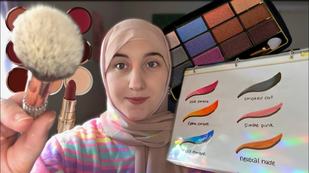 ASMR Doing Your Makeup W/ Catalog Options