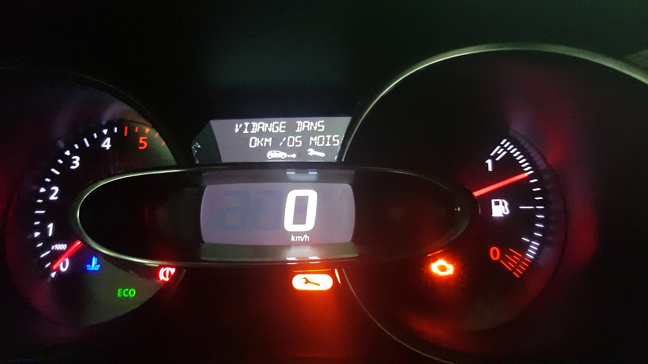 Reset Autonomie de révision - vidange Renault Clio/Captur ( TechAuto )