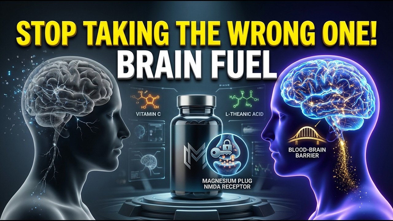 Stop Taking the WRONG Magnesium! 🧠 The Science-Backed Way to Fix Your Brain, Sleep, and Anxiety.