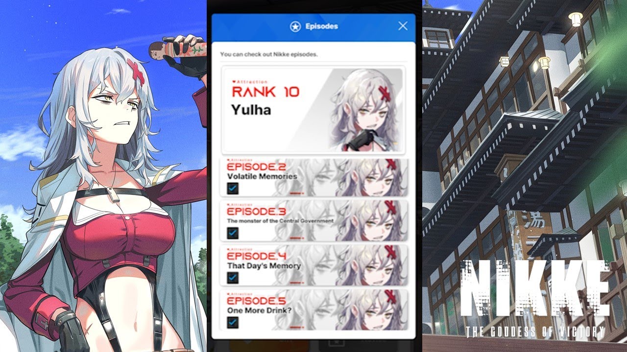NIKKE : ALL Yulha Bond Story Episode Cutscenes (With Timestamps) | Nikke: Goddess of Victory