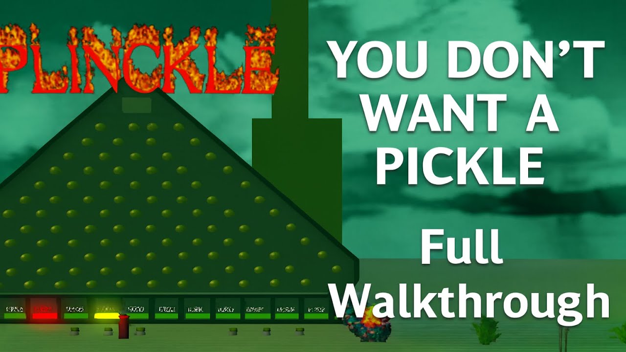 you dont want a pickle - ALL 22 STAGES - ROBLOX [Full Walkthrough]