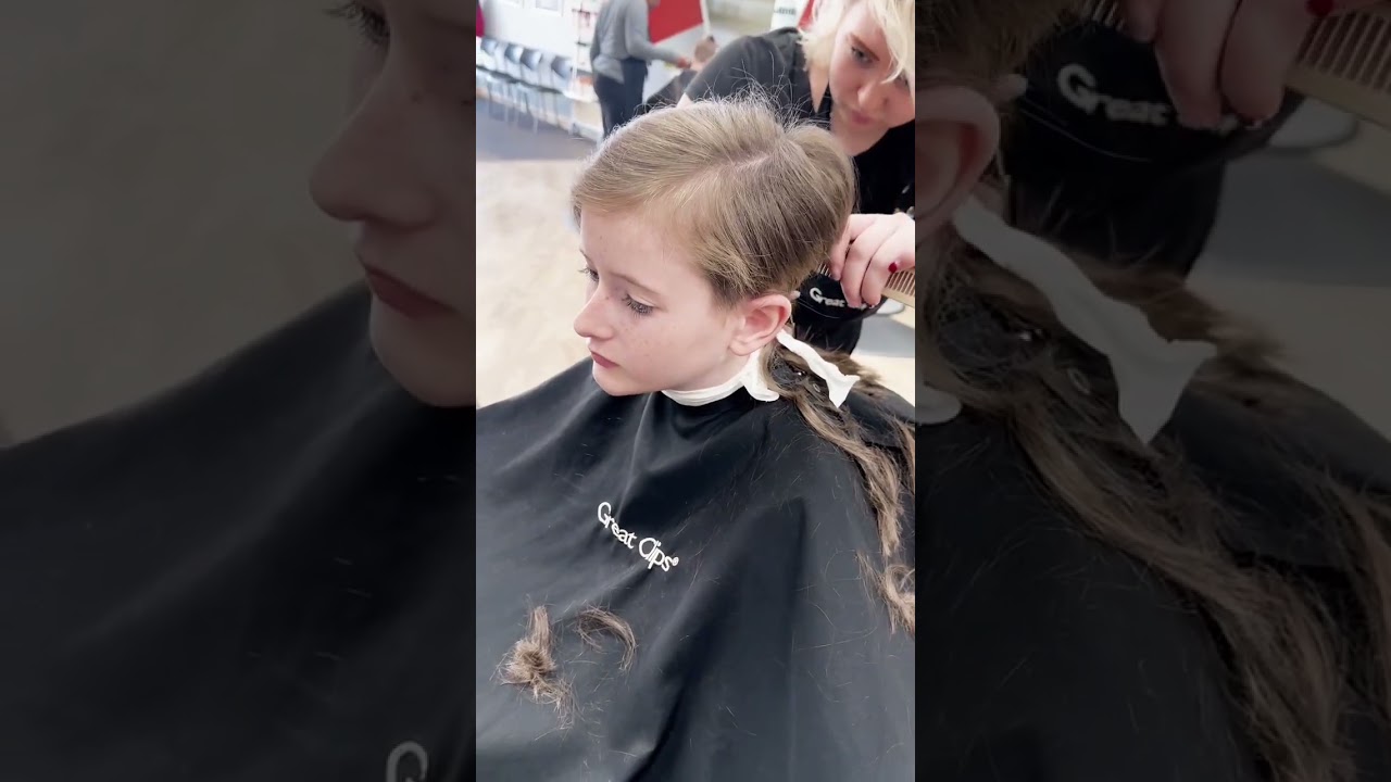 From Long Ponytail To Short Pixie Cut