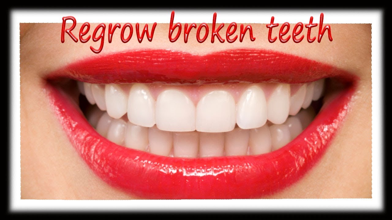 REGROW broken teeth, naturally for ALL AGES