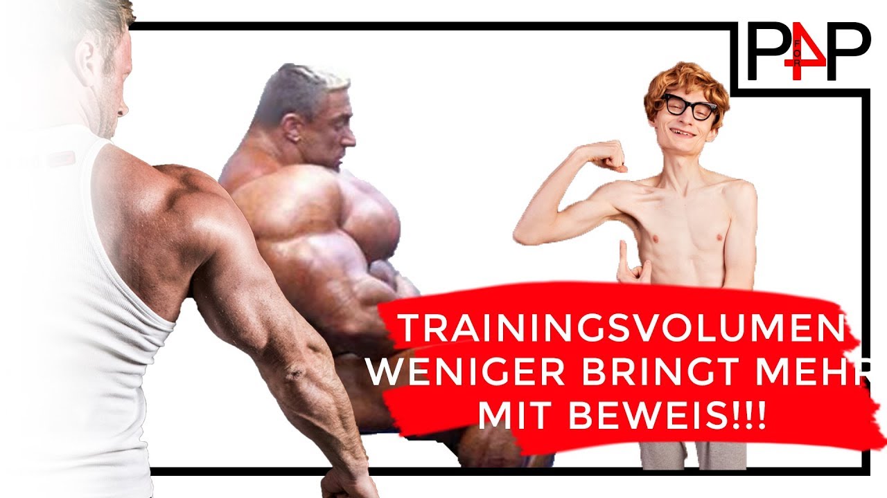 Das RICHTIGE TRAININGSVOLUMEN| SPLITPLAN | BEWEIS