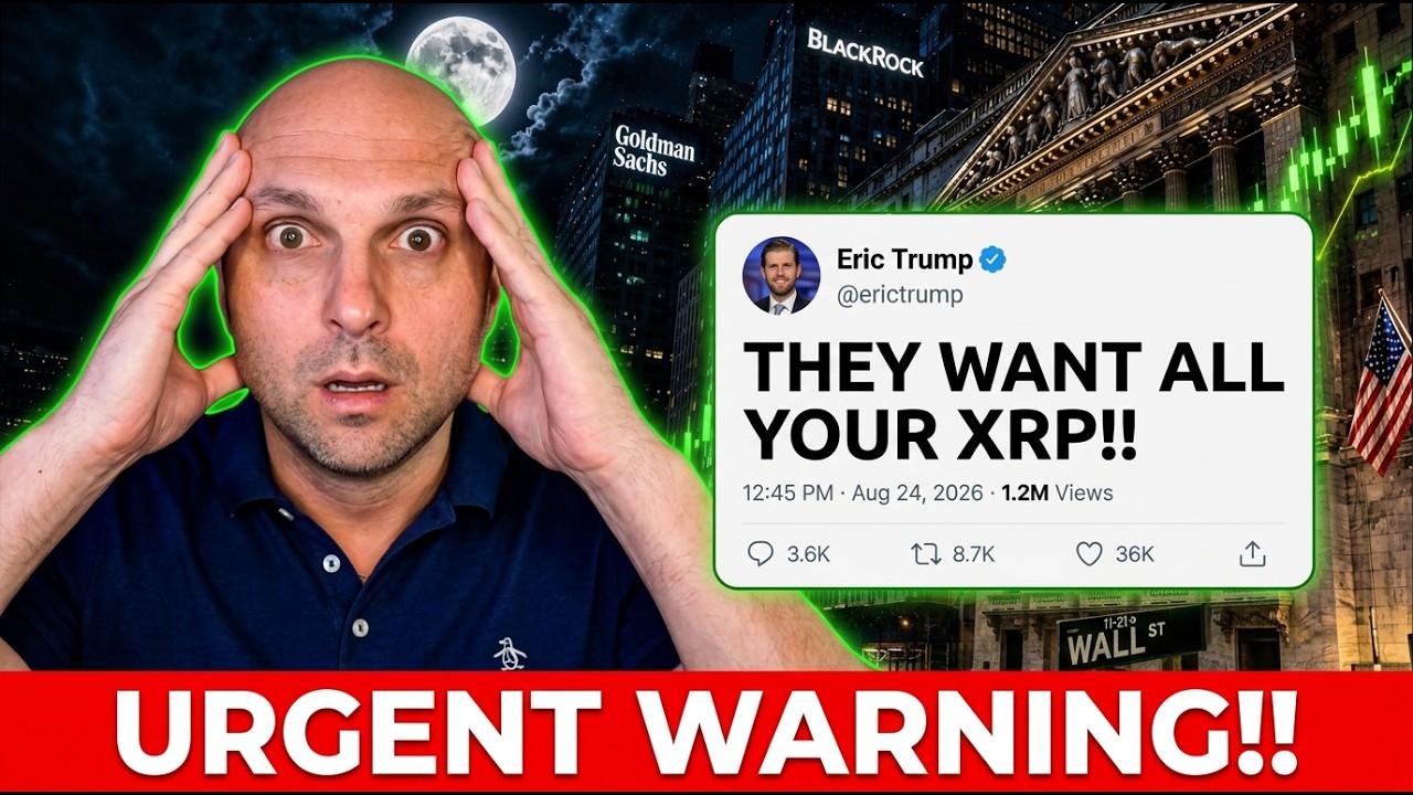 THE REAL REASON THEY WANT YOU TO SELL YOUR XRP... (URGENT)