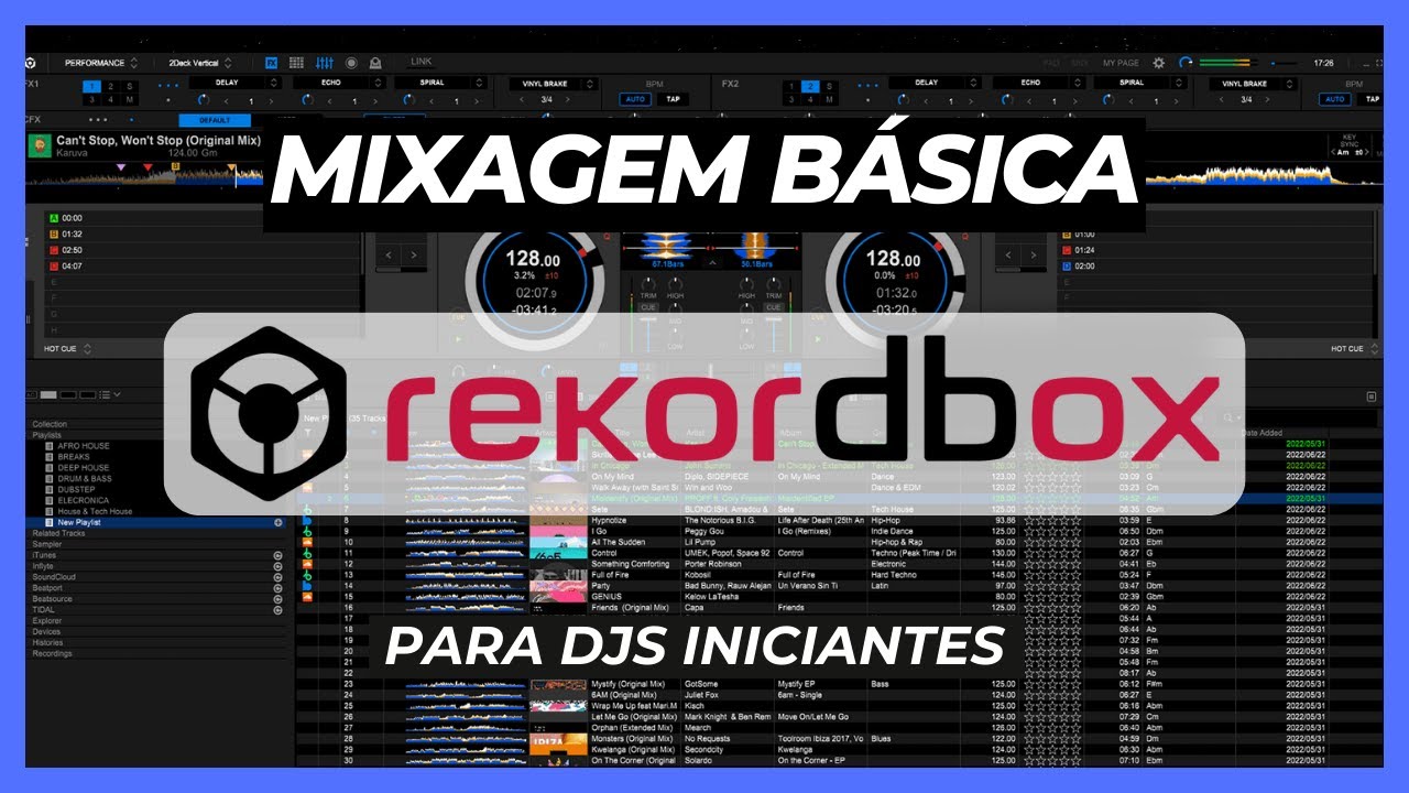 Mixagem Básica no Rekordbox DJ - Aula Completa