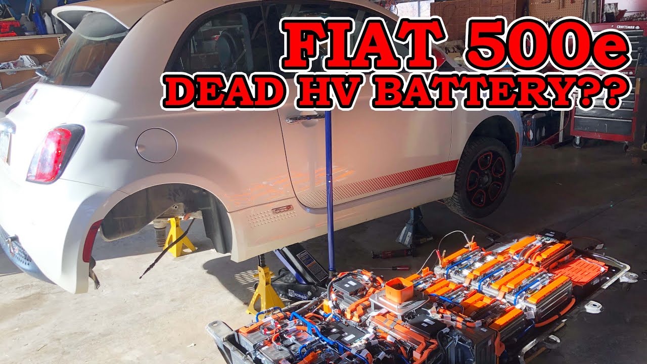 Fiat 500e - Removing the Battery Pack and Looking Inside
